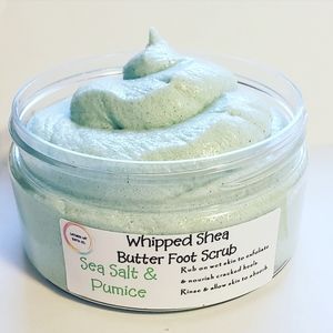 Sea Salt & Pumice Shea Butter Foot Scrub
